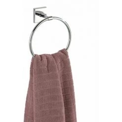 WENKO Porte Serviette Salle De Bain Mural, Anneau Porte-serviettes Laceno, Power-Loc® Fixation Sans Perçage, Acier Inox, 18,5x21x7,5 Cm, Chromé 9 WENKO Porte Serviette Salle De Bain Mural, Anneau Porte-serviettes Laceno, Power-Loc® Fixation Sans Perçage, Acier Inox, 18,5x21x7,5 Cm, Chromé -WENKO Soldes 15852844 3