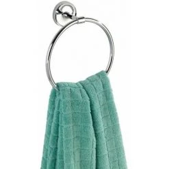WENKO Porte Serviette Salle De Bain Mural, Anneau Porte-serviettes Arcole, Power-Loc® Fixation Sans Perçage, Acier Inox, 18,5x21x7,5 Cm, Chromé 9 WENKO Porte Serviette Salle De Bain Mural, Anneau Porte-serviettes Arcole, Power-Loc® Fixation Sans Perçage, Acier Inox, 18,5x21x7,5 Cm, Chromé -WENKO Soldes 15852846 3