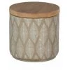 WENKO Boite Rangement Salle De Bain Avec Couvercle Tupian, Boite à Coton, Céramique, Ø 10x10,5 Cm, Beige 2 WENKO Boite Rangement Salle De Bain Avec Couvercle Tupian, Boite à Coton, Céramique, Ø 10x10,5 Cm, Beige -WENKO Soldes 15852890 1