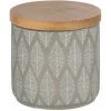WENKO Boite Rangement Salle De Bain Avec Couvercle Tupian, Boite à Coton, Céramique, Ø 10x10,5 Cm, Gris 1 WENKO Boite Rangement Salle De Bain Avec Couvercle Tupian, Boite à Coton, Céramique, Ø 10x10,5 Cm, Gris -WENKO Soldes 15852891 1