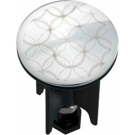 WENKO Bouchon D'évier Pluggy®, Bonde De Lavabo, Karmala, Laiton Noir, Ø 3,9 X 6,5 Cm, Chromé 3 WENKO Bouchon D'évier Pluggy®, Bonde De Lavabo, Karmala, Laiton Noir, Ø 3,9 X 6,5 Cm, Chromé