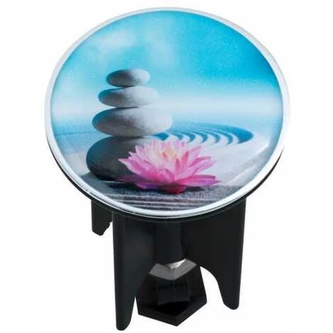 WENKO Bouchon D'évier Pluggy®, Bonde De Lavabo, Spirit, Laiton Noir, Ø 3,9 X 6,5 Cm, Multicolore 3 WENKO Bouchon D'évier Pluggy®, Bonde De Lavabo, Spirit, Laiton Noir, Ø 3,9 X 6,5 Cm, Multicolore