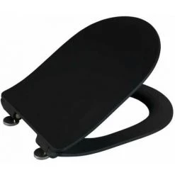 WENKO Abattant WC Avec Frein De Chute Sedilo Premium, Abattant WC Clipsable Avec Fixation Inox, Duroplast, 36,2x45,2 Cm, Noir Mat 9 WENKO Abattant WC Avec Frein De Chute Sedilo Premium, Abattant WC Clipsable Avec Fixation Inox, Duroplast, 36,2x45,2 Cm, Noir Mat -WENKO Soldes 15852923 3