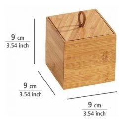 WENKO Boite De Rangement Avec Couvercle Terra S, Petite Boite De Rangement Decorative En Bois, Bambou, 15x10x4.5cm, Marron 10 WENKO Boite De Rangement Avec Couvercle Terra S, Petite Boite De Rangement Decorative En Bois, Bambou, 15x10x4.5cm, Marron -WENKO Soldes 15852935 4