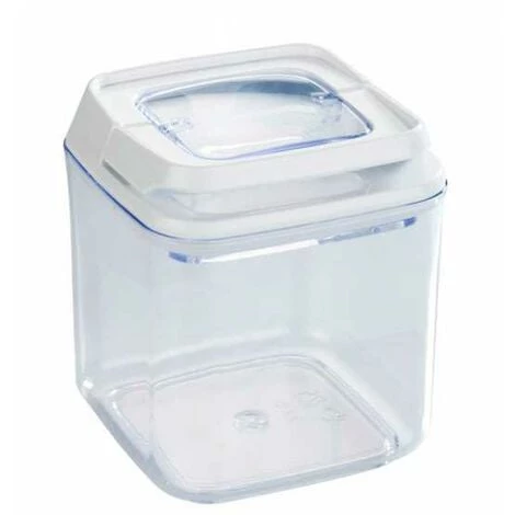 WENKO Boite De Conservation Alimentaire Sous Vide Turin, Boite De Rangement Avec Couvercle Hermétique Pour La Conservation Des Aliments En Vrac, Capacité 0,7L, Plastique, 10x11x10 Cm, Transparent 3 WENKO Boite De Conservation Alimentaire Sous Vide Turin, Boite De Rangement Avec Couvercle Hermétique Pour La Conservation Des Aliments En Vrac, Capacité 0,7L, Plastique, 10x11x10 Cm, Transparent