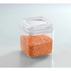 WENKO Boite De Conservation Alimentaire Sous Vide Turin, Boite De Rangement Avec Couvercle Hermétique Pour La Conservation Des Aliments En Vrac, Capacité 0,7L, Plastique, 10x11x10 Cm, Transparent 8 WENKO Boite De Conservation Alimentaire Sous Vide Turin, Boite De Rangement Avec Couvercle Hermétique Pour La Conservation Des Aliments En Vrac, Capacité 0,7L, Plastique, 10x11x10 Cm, Transparent -WENKO Soldes 15853001 3