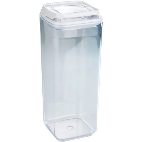 WENKO Boite De Conservation Alimentaire Sous Vide Turin, Boite De Rangement Avec Couvercle Hermétique Pour La Conservation Des Aliments En Vrac, Capacité 1,7L, Plastique, 10x25,5x10 Cm, Transparent 3 WENKO Boite De Conservation Alimentaire Sous Vide Turin, Boite De Rangement Avec Couvercle Hermétique Pour La Conservation Des Aliments En Vrac, Capacité 1,7L, Plastique, 10x25,5x10 Cm, Transparent