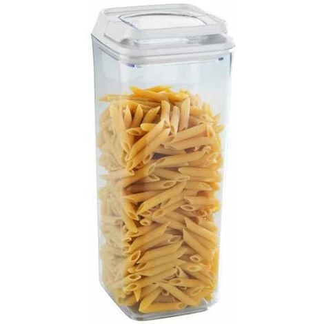 WENKO Boite De Conservation Alimentaire Sous Vide Turin, Boite De Rangement Avec Couvercle Hermétique Pour La Conservation Des Aliments En Vrac, Capacité 1,7L, Plastique, 10x25,5x10 Cm, Transparent 4 WENKO Boite De Conservation Alimentaire Sous Vide Turin, Boite De Rangement Avec Couvercle Hermétique Pour La Conservation Des Aliments En Vrac, Capacité 1,7L, Plastique, 10x25,5x10 Cm, Transparent – Image 2