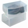WENKO Boite De Rangement Chaussure, Boite Rangement Sous Lit Chaussures, Lot De 2 Boites, Plastique, 34x13x21 Cm, Transparent 1 WENKO Boite De Rangement Chaussure, Boite Rangement Sous Lit Chaussures, Lot De 2 Boites, Plastique, 34x13x21 Cm, Transparent -WENKO Soldes 15853024 1