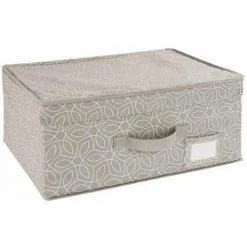 WENKO Boite De Rangement Tissu, Balance, 44 X 33 X 19 Cm
