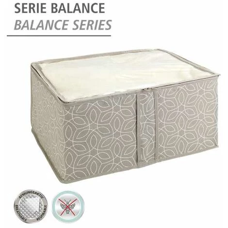 WENKO Housse Rangement Couette, S, 30 X 40 X 20 Cm, Balance 4 WENKO Housse Rangement Couette, S, 30 X 40 X 20 Cm, Balance – Image 2