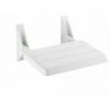 WENKO Siège De Douche Escamotable Secura, Fixation Murale, Charge 120 Kg, 35x19x36 Cm