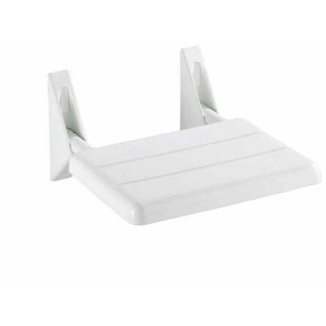 WENKO Siège De Douche Escamotable Secura, Fixation Murale, Charge 120 Kg, 35x19x36 Cm 3 WENKO Siège De Douche Escamotable Secura, Fixation Murale, Charge 120 Kg, 35x19x36 Cm
