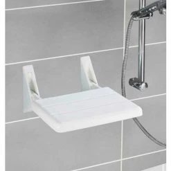 WENKO Siège De Douche Escamotable Secura, Fixation Murale, Charge 120 Kg, 35x19x36 Cm 11 WENKO Siège De Douche Escamotable Secura, Fixation Murale, Charge 120 Kg, 35x19x36 Cm -WENKO Soldes 16526086 5