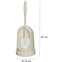 WENKO Brosse WC Standard, Excellent Rapport Qualité/prix, Plastique, Ø 13x42 Cm, Beige 5 WENKO Brosse WC Standard, Excellent Rapport Qualité/prix, Plastique, Ø 13x42 Cm, Beige -WENKO Soldes 16526112 2