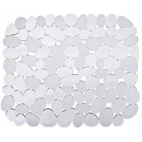 WENKO Fond D'évier Stone, Tapis D'évier De Protection Contre Les Rayures, Protection Vaisselle, Découpable, Plastique, 31 X 26 Cm, Transparent 3 WENKO Fond D'évier Stone, Tapis D'évier De Protection Contre Les Rayures, Protection Vaisselle, Découpable, Plastique, 31 X 26 Cm, Transparent