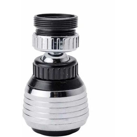 WENKO Aérateur Robinet Orientable, Rallonge Robinet Cuisine, Accessoire De Robinetterie, S'adapte Sur Les Robinets De Taille Standard, Chromé 4 WENKO Aérateur Robinet Orientable, Rallonge Robinet Cuisine, Accessoire De Robinetterie, S'adapte Sur Les Robinets De Taille Standard, Chromé – Image 2