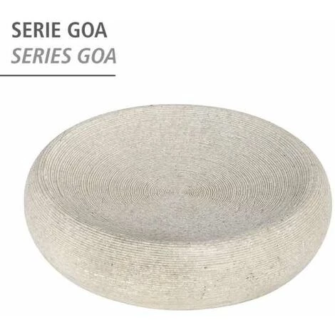 WENKO Porte Savon Goa, Porte Savon Rond, Polyrésine De Haute Qualité, Ø12,8x3,1 Cm, Beige 6 WENKO Porte Savon Goa, Porte Savon Rond, Polyrésine De Haute Qualité, Ø12,8x3,1 Cm, Beige – Image 4