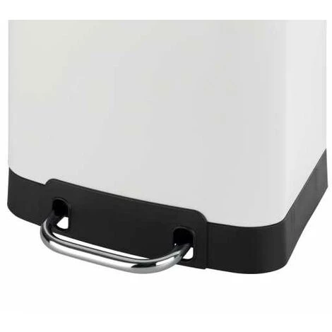 WENKO Poubelle Salle De Bain à Pédale 6L, Studio, Fermeture Frein De Chute Easy-Close, Acier Inox, 23x32x22,5 Cm, Blanc Mat 7 WENKO Poubelle Salle De Bain à Pédale 6L, Studio, Fermeture Frein De Chute Easy-Close, Acier Inox, 23x32x22,5 Cm, Blanc Mat – Image 5