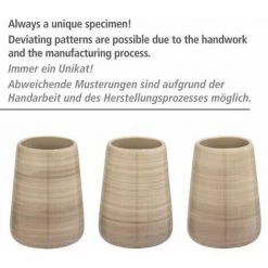 WENKO Distributeur Savon Liquide, Pottery, Capacité 360 Ml, Céramique Peinte à La Main, Ø 8x17,5 Cm, Sable 10 WENKO Distributeur Savon Liquide, Pottery, Capacité 360 Ml, Céramique Peinte à La Main, Ø 8x17,5 Cm, Sable -WENKO Soldes 16526250 4