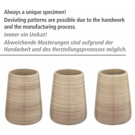 WENKO Distributeur Savon Liquide, Pottery, Capacité 360 Ml, Céramique Peinte à La Main, Ø 8x17,5 Cm, Sable 6 WENKO Distributeur Savon Liquide, Pottery, Capacité 360 Ml, Céramique Peinte à La Main, Ø 8x17,5 Cm, Sable – Image 4