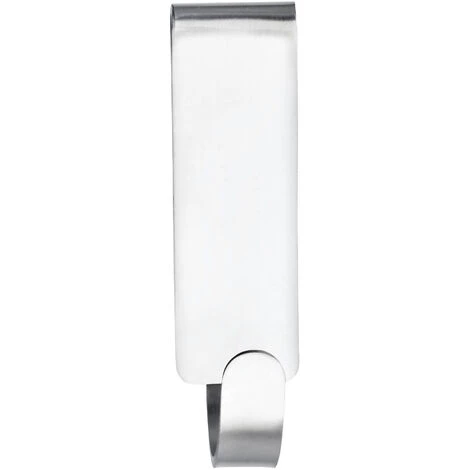 WENKO Crochet Double De Paroi De Douche Vieste, Crochet Paroi De Douche Pour Suspendre Peignoirs Et Serviettes, Acier Inoxydable, 2x7x5,5 Cm, Mat 4 WENKO Crochet Double De Paroi De Douche Vieste, Crochet Paroi De Douche Pour Suspendre Peignoirs Et Serviettes, Acier Inoxydable, 2x7x5,5 Cm, Mat – Image 2