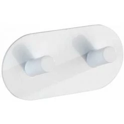 WENKO Crochet Mural Duo Blanc Mat