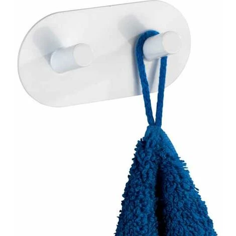 WENKO Crochet Mural Duo Blanc Mat 5 WENKO Crochet Mural Duo Blanc Mat – Image 3