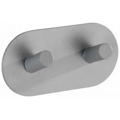 WENKO Crochet Mural Duo Gris Mat