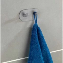 WENKO Crochet Mural Duo Gris Mat 9 WENKO Crochet Mural Duo Gris Mat -WENKO Soldes 16526442 4