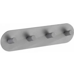 WENKO Réglette De 4 Crochets Quadro Gris Mat 8 WENKO Réglette De 4 Crochets Quadro Gris Mat -WENKO Soldes 16526446 2