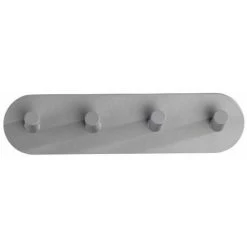 WENKO Réglette De 4 Crochets Quadro Gris Mat 9 WENKO Réglette De 4 Crochets Quadro Gris Mat -WENKO Soldes 16526446 3