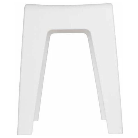 WENKO Tabouret Salle De Bain Blanc Kumba, Tabouret Douche, Plastique, 38x47x32 Cm, Blanc 6 WENKO Tabouret Salle De Bain Blanc Kumba, Tabouret Douche, Plastique, 38x47x32 Cm, Blanc – Image 4