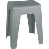 WENKO Tabouret Salle De Bain Blanc Kumba, Tabouret Douche, Plastique, 38x47x32 Cm, Gris 2 WENKO Tabouret Salle De Bain Blanc Kumba, Tabouret Douche, Plastique, 38x47x32 Cm, Gris -WENKO Soldes 16526478 1