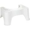 WENKO Tabouret Physiologique WC Secura,Tabouret Pour Wc, Plastique, 48x20,5x33,5 Cm, Blanc -WENKO Soldes 16526497 1