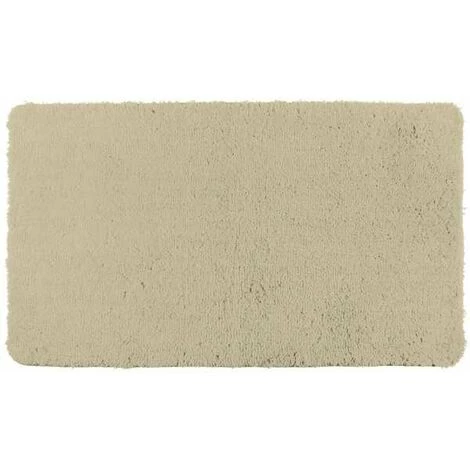 WENKO Tapis De Bain Belize, Tapis Salle De Bain, épais Et Confortable, Polyester Microfibre, 55x65 Cm, Sable 3 WENKO Tapis De Bain Belize, Tapis Salle De Bain, épais Et Confortable, Polyester Microfibre, 55x65 Cm, Sable