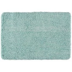 WENKO Tapis De Bain Mélange, Tapis Salle De Bain, 30 Mm D'épaisseur, Polyester Microfibre, 60x90 Cm, Turquoise