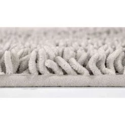 WENKO Tapis De Bain Chenille, Tapis Salle De Bain, 30 Mm D'épaisseur, Polyester, 50x80 Cm, Gris Clair -WENKO Soldes 16526713 4