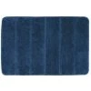 WENKO Tapis De Bain Steps, Tapis De Salle De Bain Antidérapant, épais, Polyester, 60x90 Cm, Bleu Marine