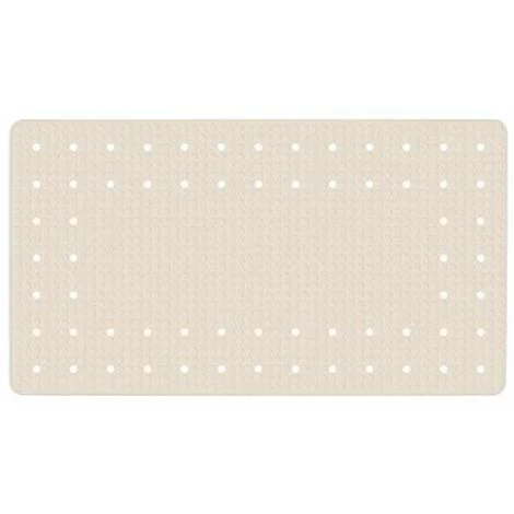 WENKO Tapis De Baignoire Mirasol, Tapis De Bain Antidérapant, Caoutchouc, 69x39 Cm, Beige 3 WENKO Tapis De Baignoire Mirasol, Tapis De Bain Antidérapant, Caoutchouc, 69x39 Cm, Beige