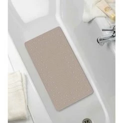 WENKO Tapis De Baignoire Mirasol, Tapis De Bain Antidérapant, Caoutchouc, 69x39 Cm, Taupe 7 WENKO Tapis De Baignoire Mirasol, Tapis De Bain Antidérapant, Caoutchouc, 69x39 Cm, Taupe -WENKO Soldes 16526800 2