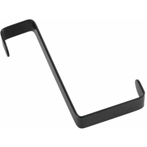 WENKO Crochet De Porte, Patère De Porte à Suspendre, Pour La Cuisine Et Salle De Bain, Lot De 4, Acier, 7,6x1,2x6 Cm, Noir 4 WENKO Crochet De Porte, Patère De Porte à Suspendre, Pour La Cuisine Et Salle De Bain, Lot De 4, Acier, 7,6x1,2x6 Cm, Noir – Image 2