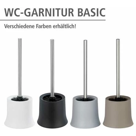 WENKO Brosse WC Basic Gris - Brosse WC Noire, Excellent Rapport Qualité/Prix, Polypropylène, 14x38x14 Cm, Gris 7 WENKO Brosse WC Basic Gris - Brosse WC Noire, Excellent Rapport Qualité/Prix, Polypropylène, 14x38x14 Cm, Gris – Image 5