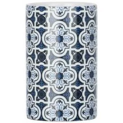 WENKO Porte Brosse à Dent Murcia, Gobelet Salle De Bain, Céramique Effet Carreaux De Ciment, Ø 6,5x11 Cm, Bleu 7 WENKO Porte Brosse à Dent Murcia, Gobelet Salle De Bain, Céramique Effet Carreaux De Ciment, Ø 6,5x11 Cm, Bleu -WENKO Soldes 16526859 2
