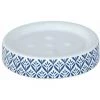 WENKO Porte Savon Rond Lorca, Porte Savon Céramique Avec Impression, Ø 11x2,5 Cm, Bleu - Blanc 2 WENKO Porte Savon Rond Lorca, Porte Savon Céramique Avec Impression, Ø 11x2,5 Cm, Bleu - Blanc -WENKO Soldes 16526869 1
