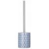 WENKO Porte Brosse WC Lorca, Brosse WC Noire, Céramique Avec Impression, Ø 10x39 Cm, Bleu - Blanc 1 WENKO Porte Brosse WC Lorca, Brosse WC Noire, Céramique Avec Impression, Ø 10x39 Cm, Bleu - Blanc -WENKO Soldes 16526870 1