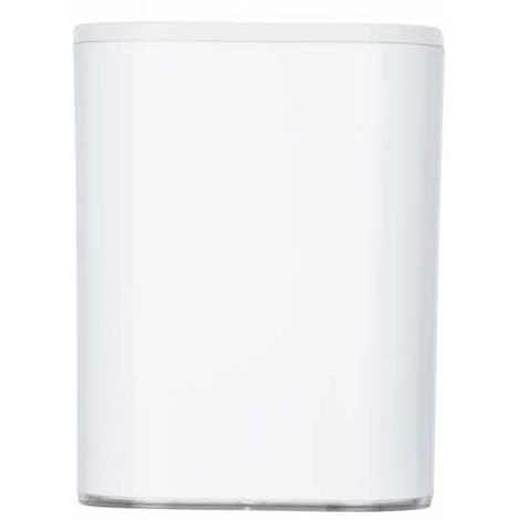 WENKO Poubelle Salle De Bain Oria, Petite Poubelle Capacité 7L, Plastique Sans BPA, 19,5x25x19,5 Cm, Blanc 4 WENKO Poubelle Salle De Bain Oria, Petite Poubelle Capacité 7L, Plastique Sans BPA, 19,5x25x19,5 Cm, Blanc – Image 2
