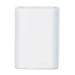 WENKO Porte Brosse à Dent Hexa, Gobelet Salle De Bain, Céramique, 6,5x9x6,5 Cm, Blanc 7 WENKO Porte Brosse à Dent Hexa, Gobelet Salle De Bain, Céramique, 6,5x9x6,5 Cm, Blanc -WENKO Soldes 16526887 2