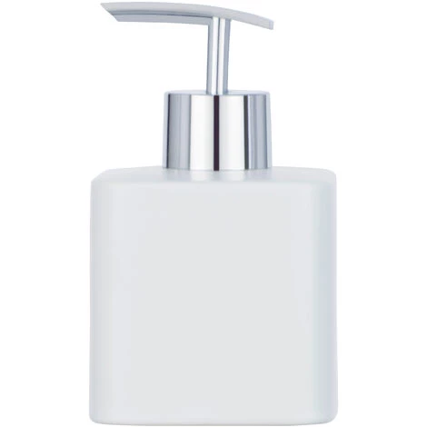 WENKO Distributeur Savon Liquide Hexa, Capacité 290 Ml, Céramique, 7,5x13x8,5 Cm, Blanc 6 WENKO Distributeur Savon Liquide Hexa, Capacité 290 Ml, Céramique, 7,5x13x8,5 Cm, Blanc – Image 4