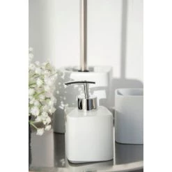 WENKO Distributeur Savon Liquide Hexa, Capacité 290 Ml, Céramique, 7,5x13x8,5 Cm, Blanc 11 WENKO Distributeur Savon Liquide Hexa, Capacité 290 Ml, Céramique, 7,5x13x8,5 Cm, Blanc -WENKO Soldes 16526888 5